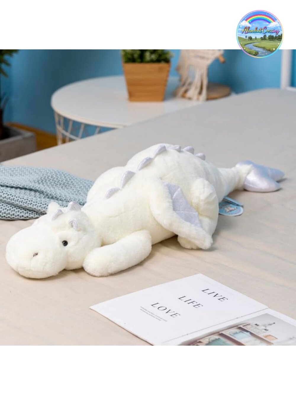 Weighted Dragon Stuffed Animal 10 lbs - Calming Anxiety Relief Plush for Adults